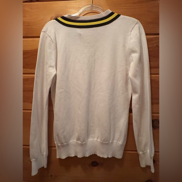 LaurenRalph Lauren Womens L Pullover Sweater V Neck Knit Cotton - Picture 5 of 7